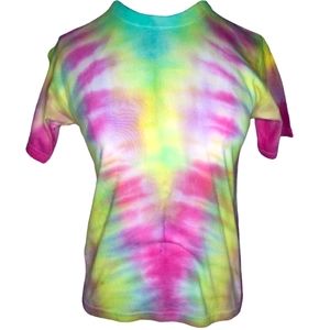 V tie dye tee